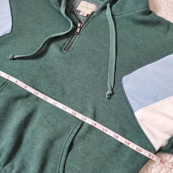 American Eagle Outfitters Retro Hoodie 1/4 Zip Size S - Picture 11 of 13